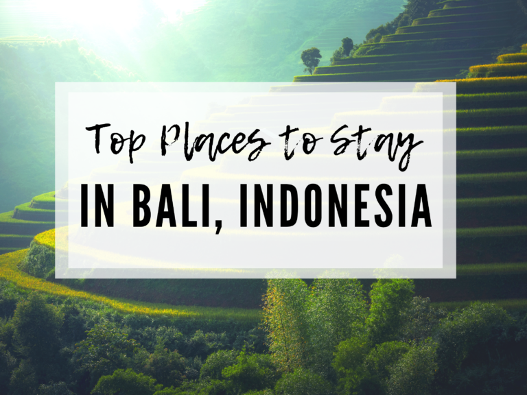 WHERE TO STAY IN BALI
