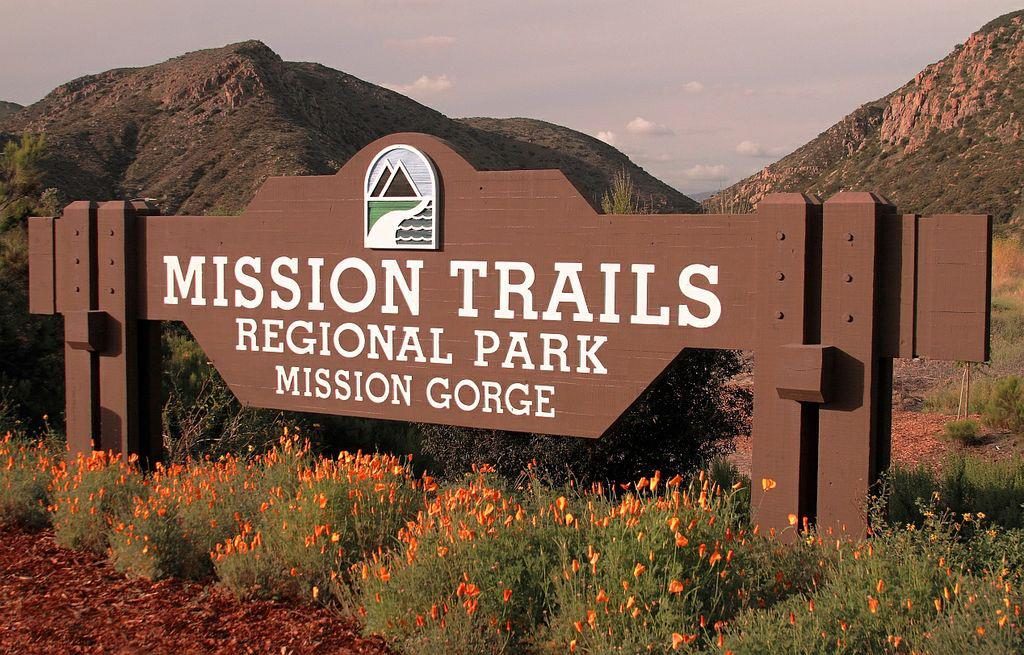 Mission Trails Regional Park sign