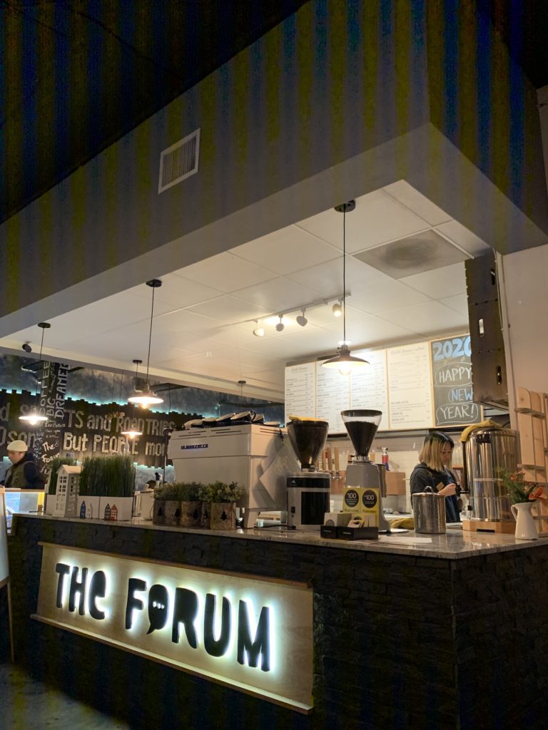 The Forum coffee shop in San Diego