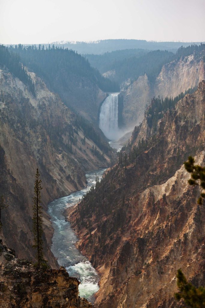 Artist point is a place to add to your Grand Teton and Yellowstone itinerary