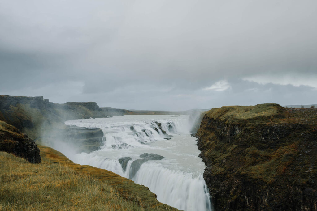 Gulfoss waterfall in Iceland