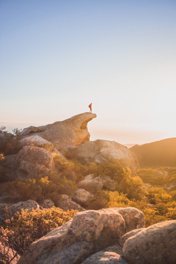 Girls hiking in Santa Barbara