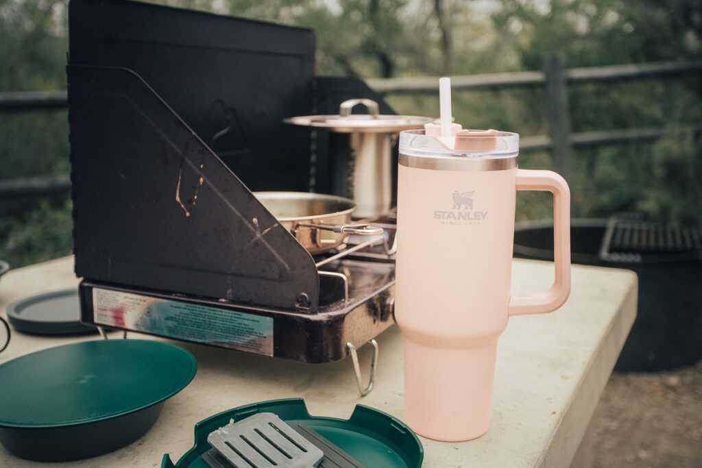 Stanley Cook set in a campground