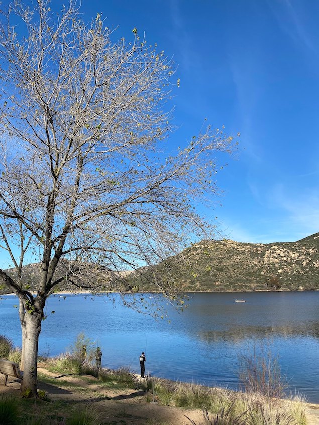 Lake Poway in San Diego