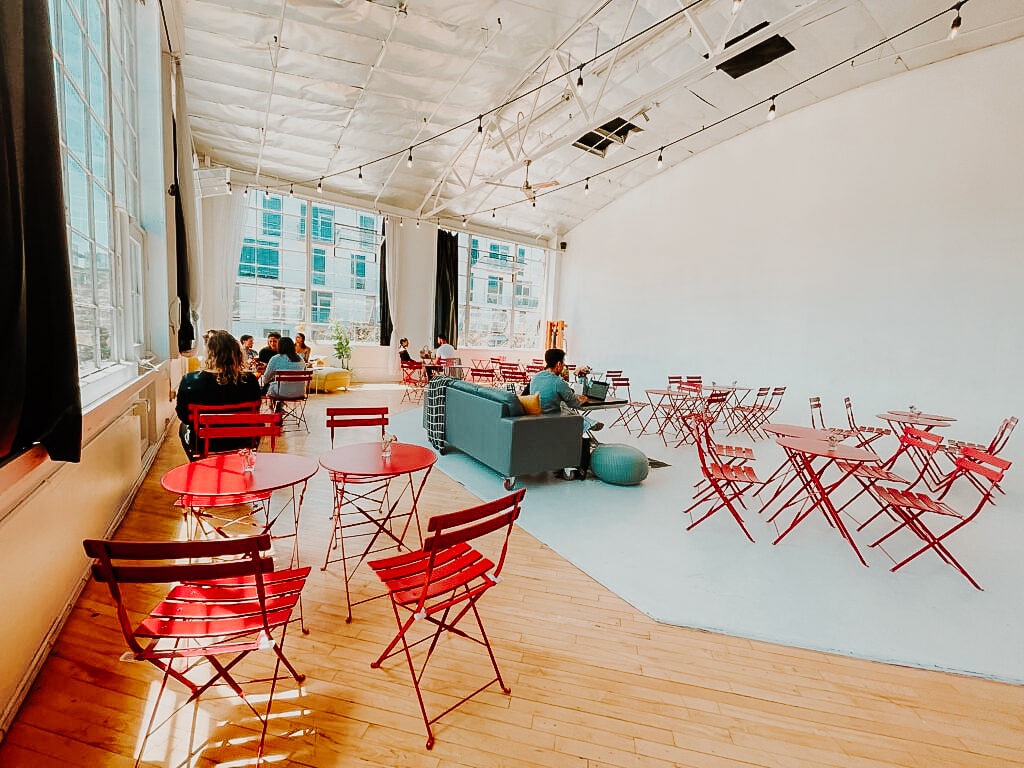 Inside of Izola Bakery in San Diego 