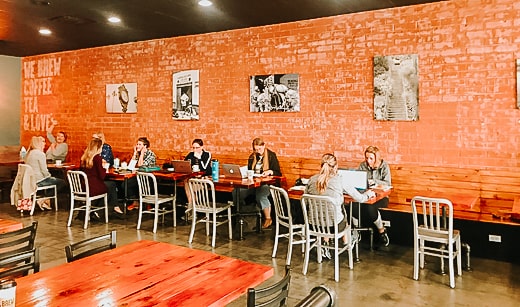 Inside of Brew Coffee Spot San Diego