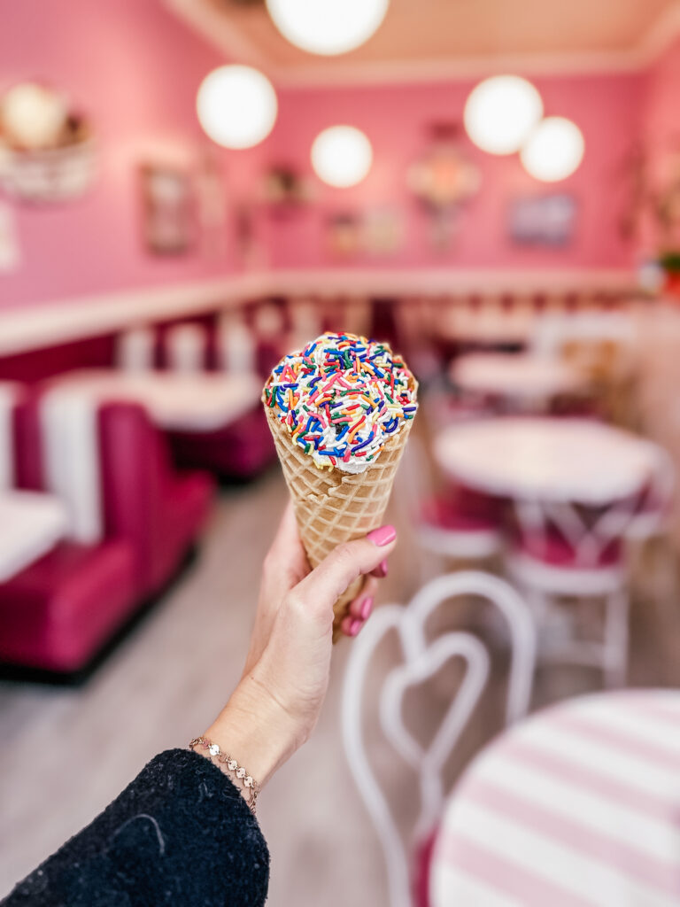 Ice cream from Loard's Ice cream in Livermore