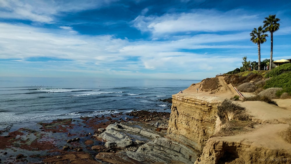 sunset cliffs walk in san diego