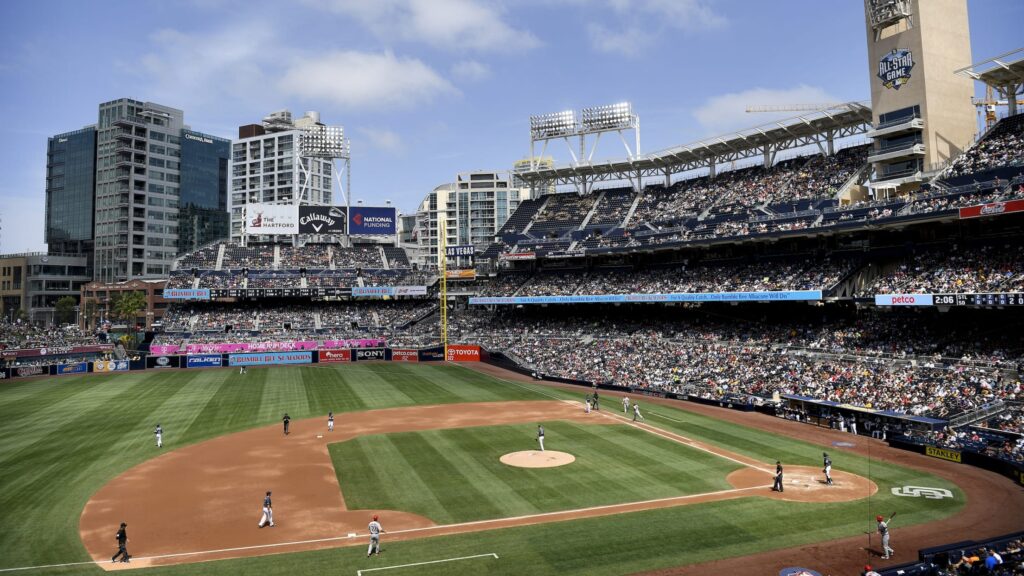 Baseball stadium in San Diego