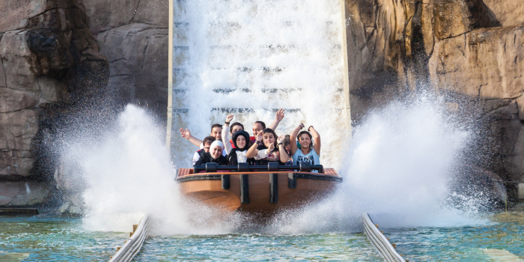 water ride at six flags