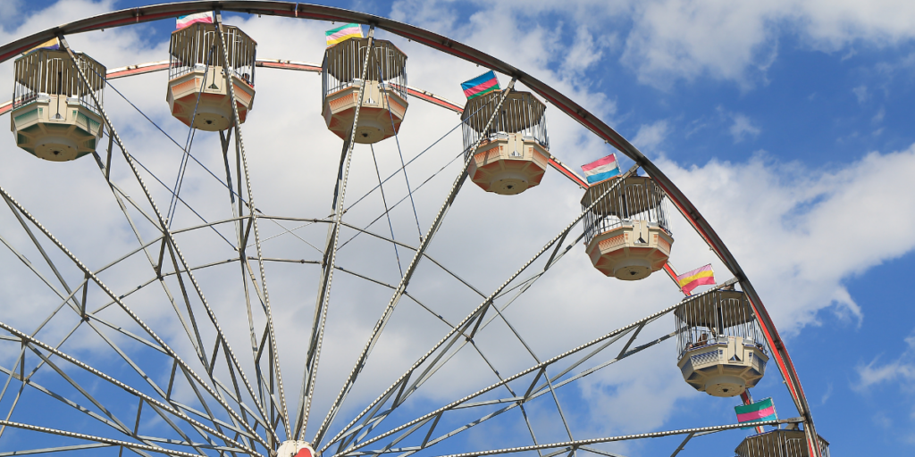 ferris wheel in the sky