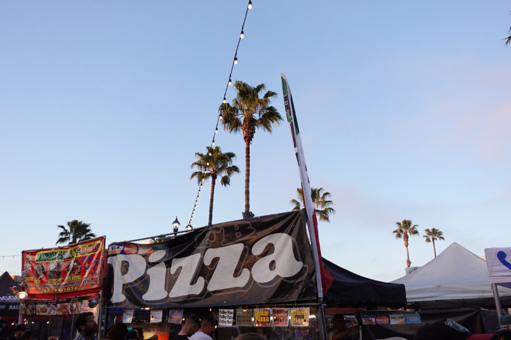 sign for pizza in oceanside ca